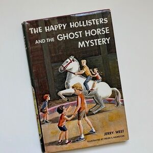 Vintage Book Red Hardback plus dust jacket 1965 The Happy Hollisters